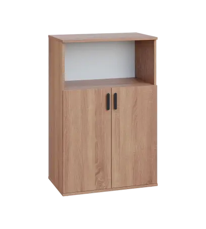 LN 3 - 7DN kancelářská skříň, 2-dveřová/nika, 1107x720x400, dub bardolino